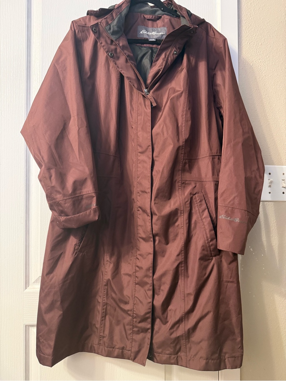 Eddie Bauer Hooded Raincoat